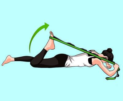 Эффективные упражнения для ног и ягодиц с фитнес-резинкой - all-for-woman.com