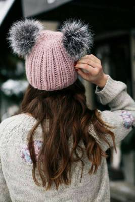 Стильные вязаные шапки, которые помогут с комфортом пережить зиму - all-for-woman.com - Франция