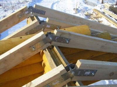 ​Способы соединения стропил на коньке - polsov.com