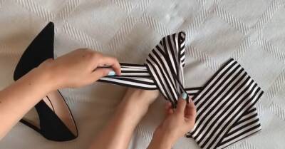Гламурные портянки: как с помощью двух шарфов сделать ножки нарядными - cpykami.ru