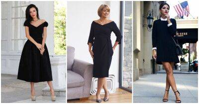 Идеальное чёрное платье для 20, 30, 40 и 50 лет. Выбирайте правильный фасон - cpykami.ru