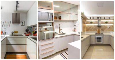 П-образная кухня — оптимальный вариант для малогабаритной квартиры - cpykami.ru