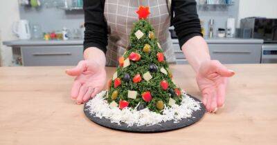 Съедобная елочка на новогоднем столе: салат, который станет главным украшением застолья - cpykami.ru