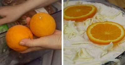 С вечера закиньте апельсины в морозилку, а на следующий день приготовьте удивительно ароматный десерт без замеса теста - cpykami.ru