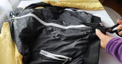 Не выкидывайте старые куртки! Их можно превратить в красивый и полезный аксессуар - cpykami.ru