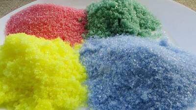 Как сделать цветной сахар в домашних условиях? Простой способ - nashsovetik.ru