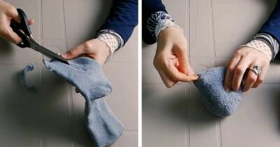 Легендарная идея из пары обычных носков. Милейшая вещица, сшитая вручную за один час - cpykami.ru