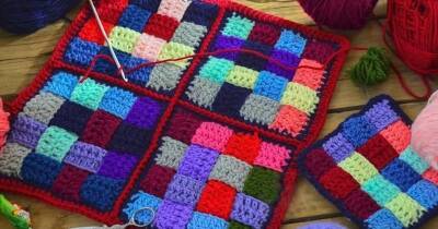 «Бабушкин квадрат» по-новому. Потрясающая яркая идея для вязания пледов, ковриков, салфеток и не только - cpykami.ru