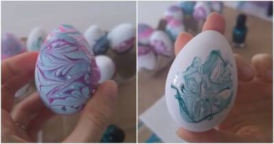 Не ограничиваемся привычными методами окрашивания: удивительные узоры на пасхальных яйцах самым простым способом - cpykami.ru