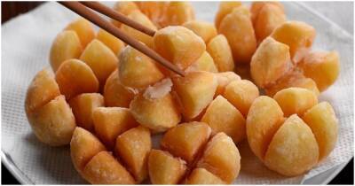 Золотистые картофельные шарики — самая необычная закуска из картошки - cpykami.ru