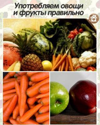 Употребляем овощи и фрукты правильно - polsov.com