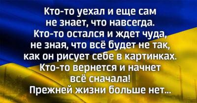 Прежней жизни больше нет, но пока мы живы, всё продолжается в новой реальности - takprosto.cc - Украина