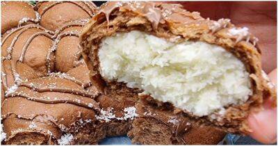 Необычный десерт для любителей кокоса и шоколада. Просто пальчики оближешь - cpykami.ru
