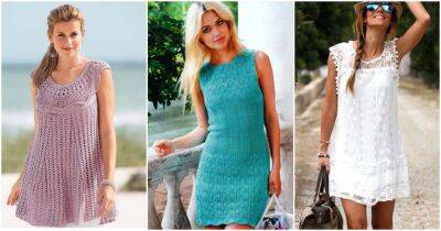 Легко, изящно и необычно: какие вязаные платья выбирают модницы в этом сезоне - cpykami.ru