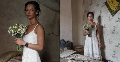 Накануне свадьбы вражеская ракета разрушила дом женщины, грустная, но непокоренная невеста поделилась трогательными снимками - takprosto.cc - Россия - Украина - Германия