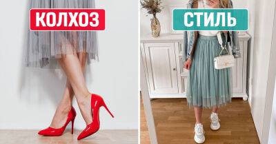 Каблуки стали моветоном, леди носят платья с кроссовками летом 2022 года - takprosto.cc