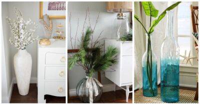 Элегантные и красивые идеи напольных ваз для стильного домашнего декора - cpykami.ru