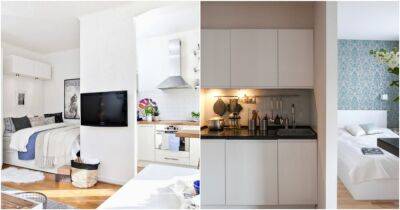 Объединяем кухню со спальней — комфортное решение для маленьких квартир - cpykami.ru
