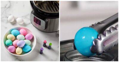 Очень необычный способ покраски пасхалных яиц с помощью мультиварки - cpykami.ru