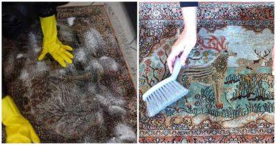 Почистите ковёр от пыли и грязи без химии, а также освежите его цвет - cpykami.ru