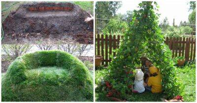 Удивительные идеи живых садовых украшений и построек, которые можно сделать своими руками - cpykami.ru