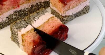 Лилия Цвит - Изысканный бисквитный торт «Сакура», который наполняет душу летним настроением - takprosto.cc