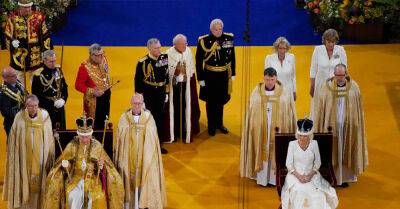 принц Уильям - принц Чарльз III (Iii) - Все говорят о том, что церемонию коронации Чарльза III оформили в цветах украинского флага, но так ли это - takprosto.cc - Украина - Англия - Лондон