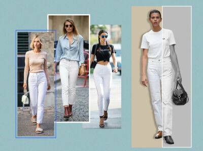 Как и с чем носить белые джинсы - all-for-woman.com