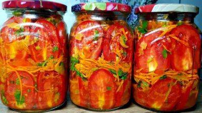Семья просит заготовить каждый год. Вкуснейшие помидоры по-корейски - cpykami.ru