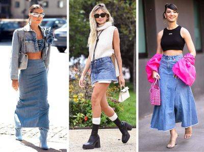 Самые модные джинсовые юбки этого лета - all-for-woman.com