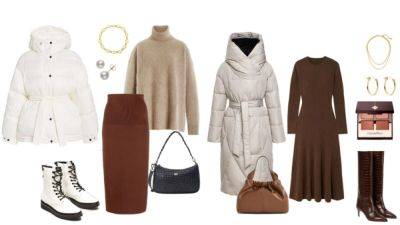 13 стильных сетов с белым пуховиком - all-for-woman.com