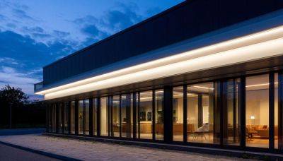 Линейные фасадные светильники: решения для архитектурного освещения зданий - nashsovetik.ru