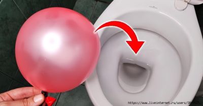 Как эффективно очистить унитаз под ободком без агрессивной химии: простой и нестандартный способ с воздушным шариком - liveinternet.ru