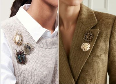 Бабушкины броши снова в моде - all-for-woman.com