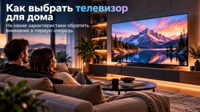 Как выбрать телевизор для дома: на какие характеристики обратить внимание в первую очередь - nashsovetik.ru