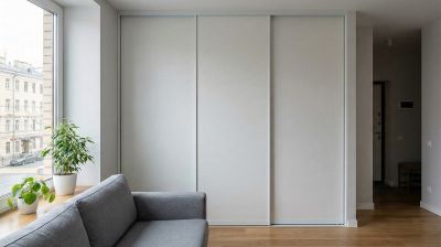 Современный встроенный шкаф может иметь классические распашные двери или раздвижные двери системы купе — выбор зависит от планировки и стиля интерьера. Такие шкафы изготавливаются по индивидуальным - kvartblog.ru