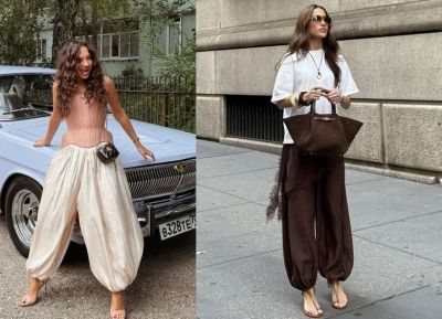 Брюки-аладдины снова в тренде в 2026 - all-for-woman.com