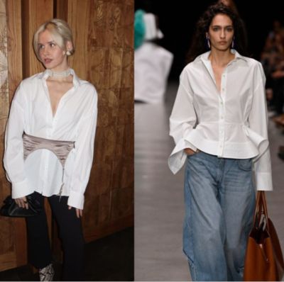 Как и с чем сочетать белую рубашку в 2026-м году - all-for-woman.com