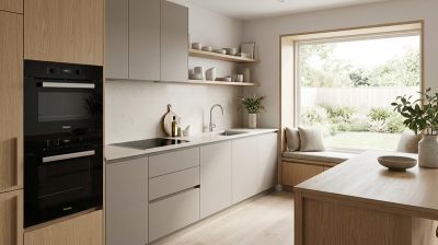 заказать кухню по индивидуальным размерам с учётом современных трендов и реальных потребностей.Главное преимущество встраиваемой техники — это гармоничный внешний вид кухни. Когда холодильник, посудомоечная - kvartblog.ru