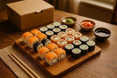 Где заказать вкусный сет роллов в Ижевске с удобной доставкой - cpykami.ru - Ижевск