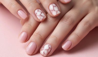 10 идей мраморного маникюра - all-for-woman.com
