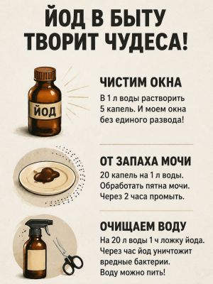 ЙОД в быту творит чудеса. - liveinternet.ru